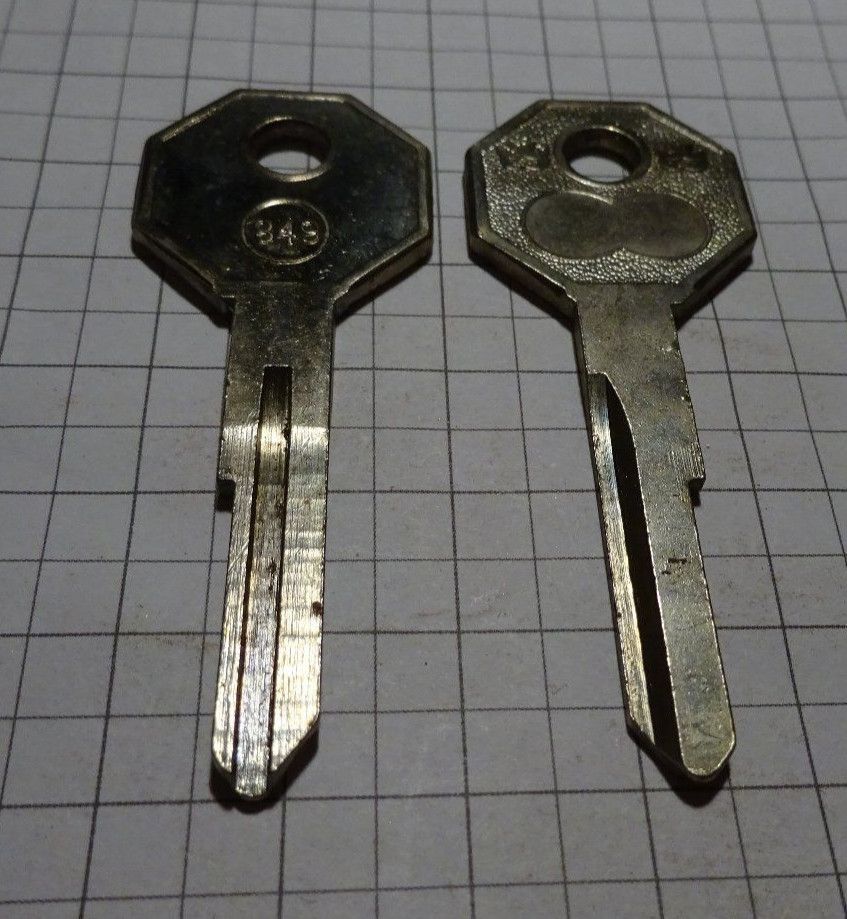 2 x Schlüsselrohling Börkey 849 für Hubstapler Mitsubishi, Toyota in Nürnberg (Mittelfr)