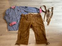 3/4 Lederhose mit Hemd XL Bayern - Poppenhausen Vorschau