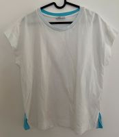 Weißes Tshirt von Esprit mit blauen Details, Größe M Hamburg-Nord - Hamburg Winterhude Vorschau