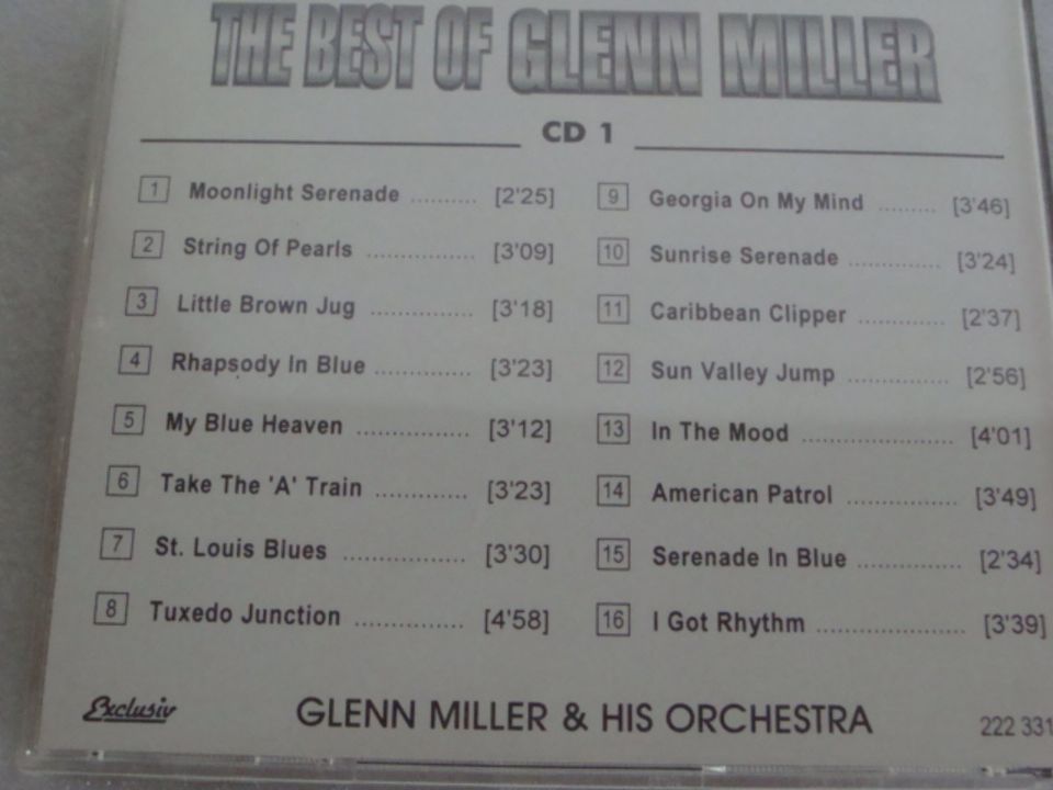 6 CD: Glenn Miller, Enya, Santana, Wind, Shania Twain, Cher in Kornwestheim