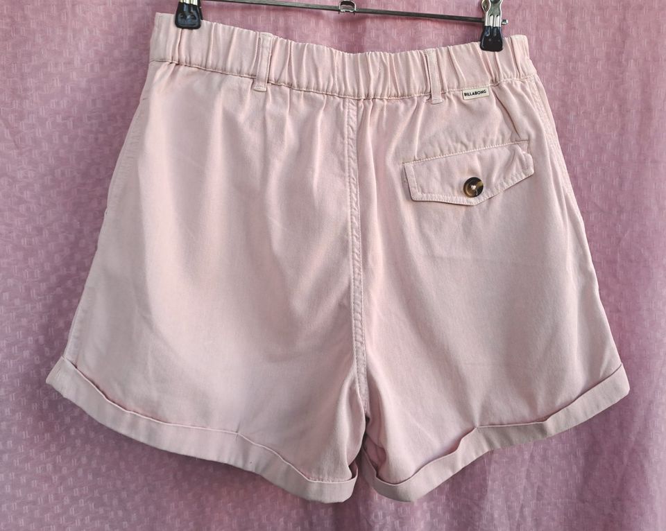 Gr.27 Billabong x Salty Blonde Baumwolle Shorts Rosa kurze Hose in Berlin