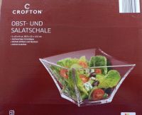 Salat-und Obstschale mit 6 Beilagenschälchen aus Glas ,neuwertig Baden-Württemberg - Hüttlingen Vorschau