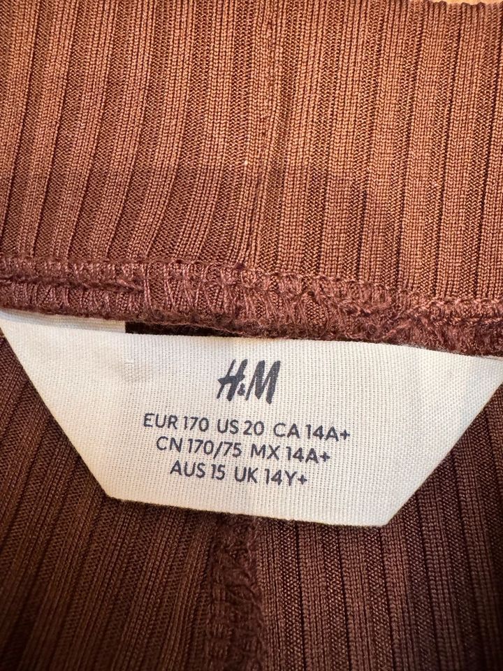 Stoffhose Hose Schlaghose Mädchen H&M Gr. 170 brau NEU UNGETRAGEN in Bad Schwartau