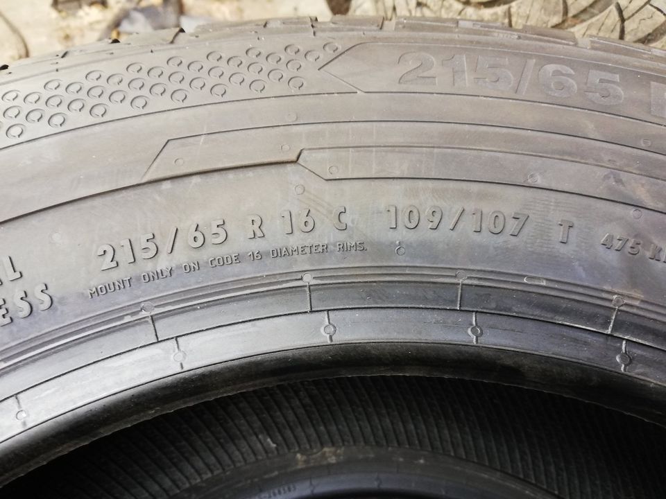 4x 215/65R16C 109/107T Continental Sommerreifen DOT 38/23 (D383) in Belm