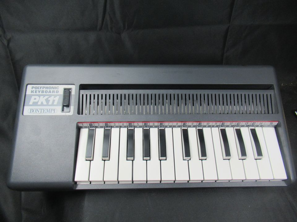 Bontempi Keyboard PK-11, polyphon, 80er Jahre *Vintage in Tellingstedt