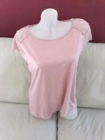 T-Shirt himbeer sorbet lila pink rosé Spitze Top Spitzentop light Baden-Württemberg - Schwieberdingen Vorschau