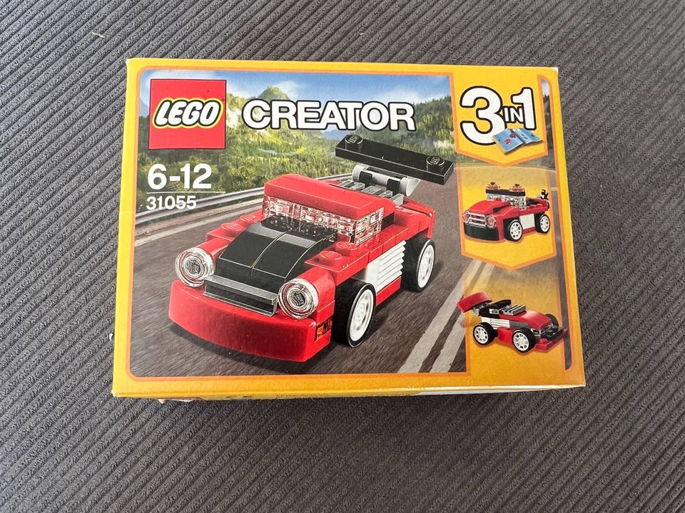 Lego creator 31055 3in1 Rennauto vollständig in OVP in Bedburg-Hau