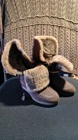 Stiefel Keilabsatz Winterschuhe beige Leder 39 Baden-Württemberg - Ostfildern Vorschau