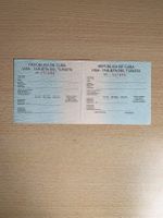 Touristenkarte / Einreise Visa für Kuba Hessen - Offenbach Vorschau
