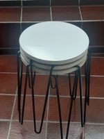 Knoll Florence Hairpin Stacking Table - vier Stück Altona - Hamburg Rissen Vorschau