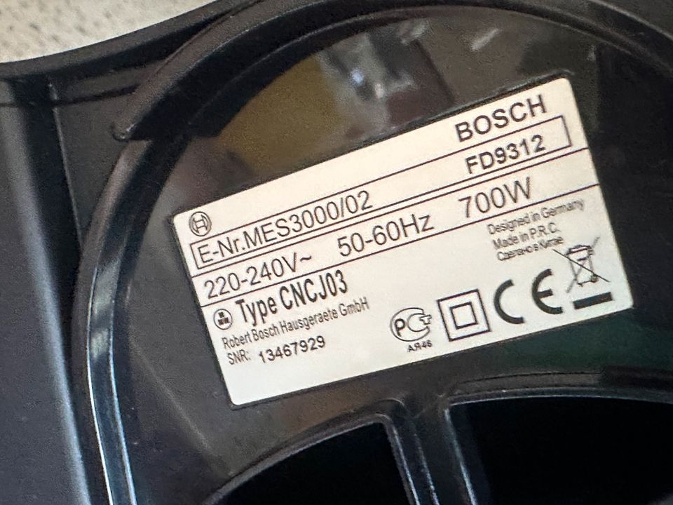 Bosch Entsafter MES3000 in Hattersheim am Main