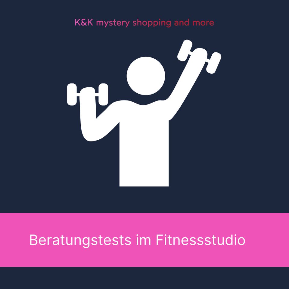 Berlin - Testpersonen für einen Check im Fitnessstudio gesucht! in Berlin