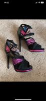 Buffalo High Heels offene Schuhe hohe Sandalen 40 Lack schwarz Bayern - Karlshuld Vorschau