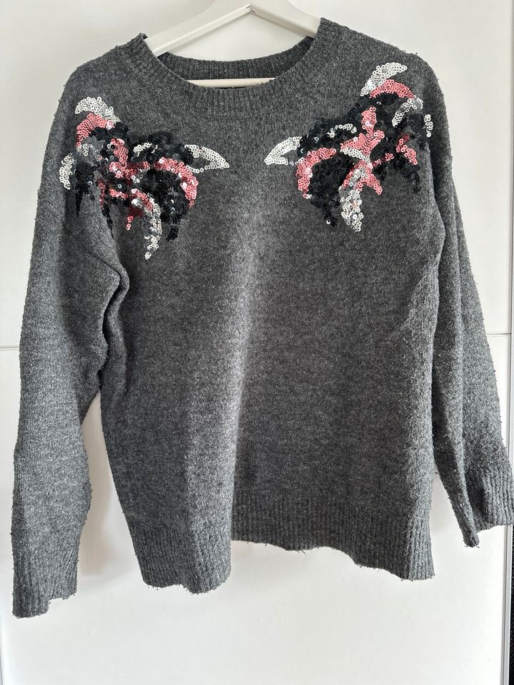 Pullover grau mit Glotzer M in Blomberg