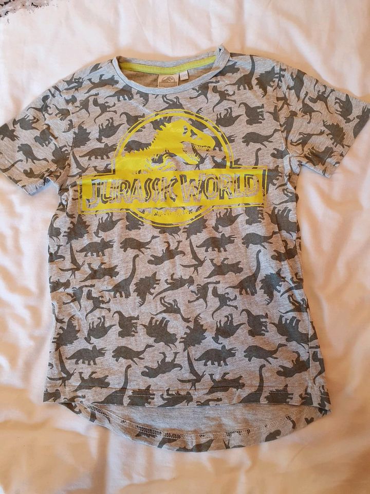 T-Shirt Set Gr 122 128 H&M Krümelmonster Jurassic World in Heideck