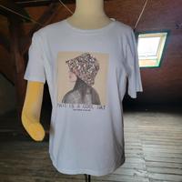 Fashion Collection T-Shirt S/M weiß cool Hut Strass Frau Niedersachsen - Braunschweig Vorschau