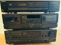 Technics Stereo Receiver und Cassettendeck/Sony CD-Player Nordrhein-Westfalen - Marienheide Vorschau
