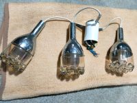 Pendelleuchte Deckenlampe 70er Jahre Chrom Glas selten Duisburg - Hamborn Vorschau