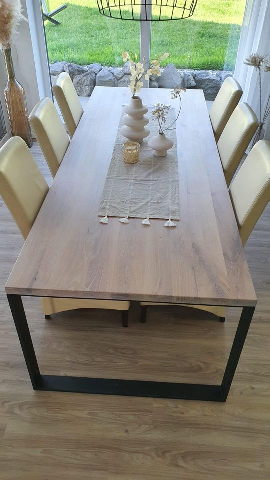 Massiv Eiche Tisch Esstisch Holztisch Schreibtisch Küche 280x100 in Königswinter