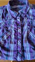 Bluse Cecil XL lila kariert Hessen - Altenstadt Vorschau