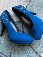 Deichmann High Heels in Royalblau Größe 38 Rheinland-Pfalz - Eisenberg  Vorschau