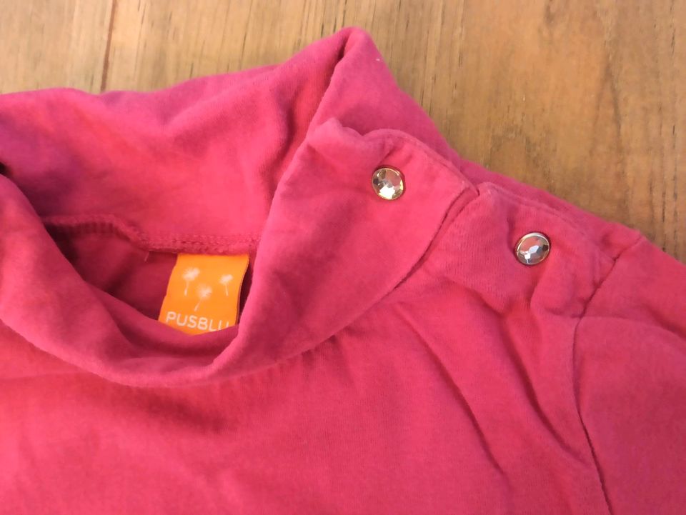 NEU Rollkragen Shirt mit Applikation von Pusplu, pink, Gr. 104 in Eching (Niederbay)