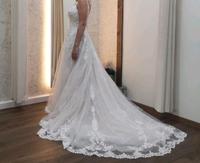 Wunderschönes Brautkleid/ Hochzeitskleid mit langer Schleppe Thüringen - Stadtroda Vorschau