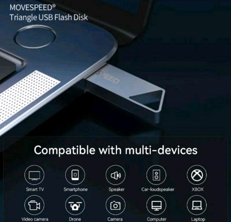 Movie Speed USB Stick 2.0, 64 GB, Silber, NEU in Mindelheim