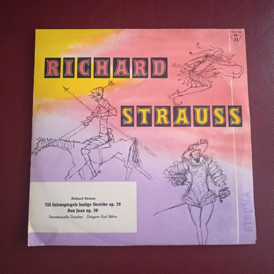 Vinyl/Schallplatte RICHARD STRAUSS "Till Eulenspiegel + Don Juan" in Leipzig