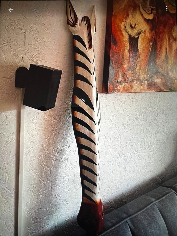 Zebra Holz hoch 99 cm in Gronau (Westfalen)