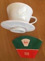 Porzellan Kaffeefilter von Melitta Größe 100 mit Filtertüten Hessen - Biblis Vorschau