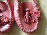 Mokassins NEU rot - orange 38 Slipper Barfußschuhe Niedersachsen - Osnabrück Vorschau