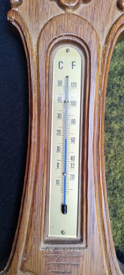 Wetterstation Antiquität Luftdruck Thermometer Luftfeuchte in Krefeld