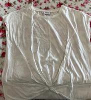 Gina Knotenshirt weiß mit silbernem Glanz Bayern - Stockstadt a. Main Vorschau