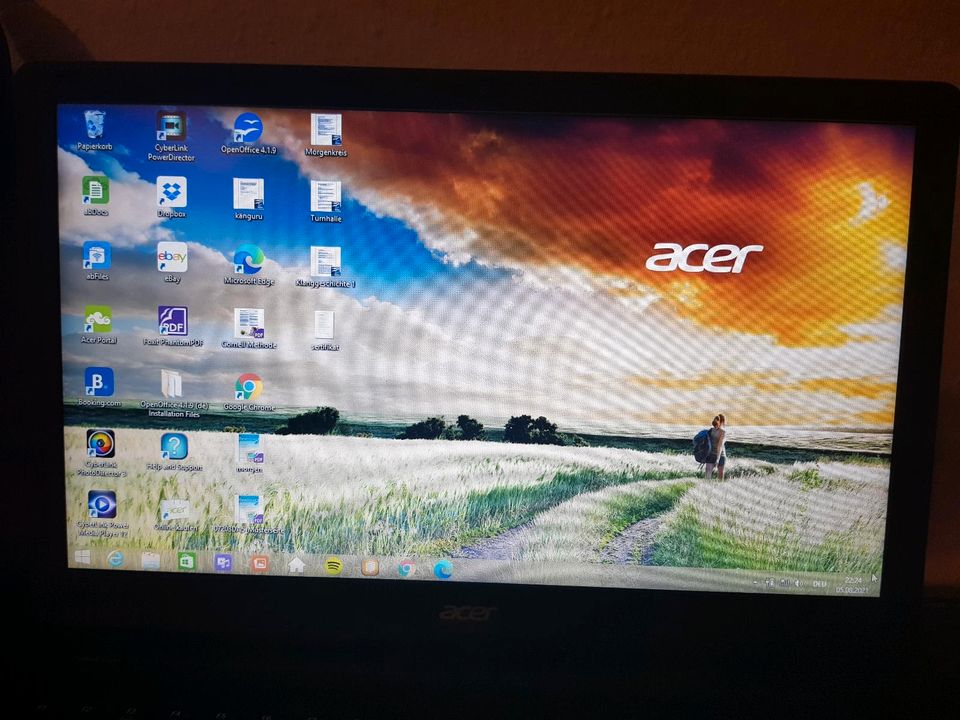 Acer Laptop inkl Tasche, Kabel, Maus in Bad Sobernheim
