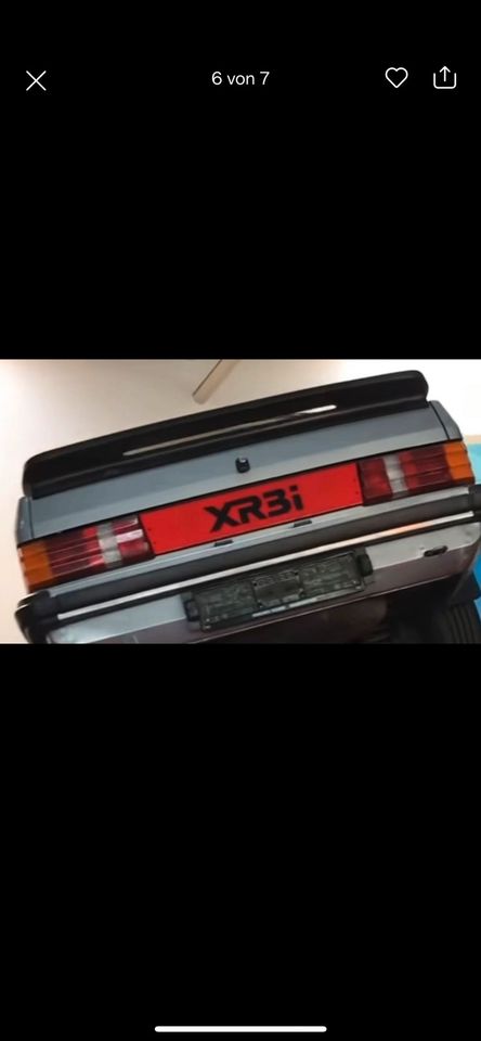 Neue Ford Escort XR3 XR 3 MK3 III Cabrio Heckblende rot Trunk in Schöppenstedt