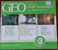 Hörbuch 3CDs GEO Reportagen Schneider Titanic Vulkane Portugal Berlin - Steglitz Vorschau