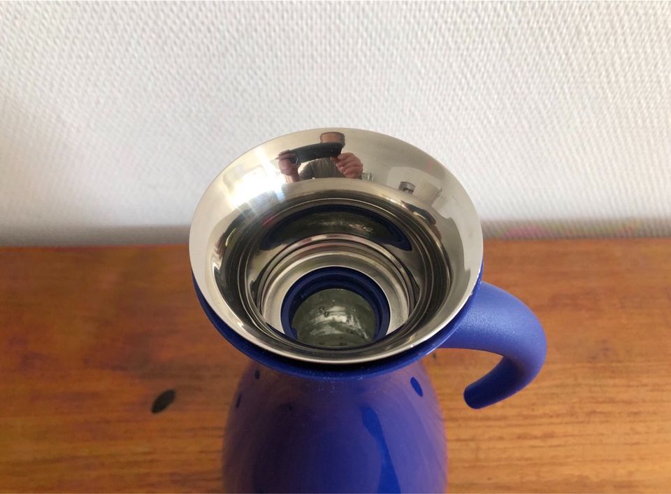 EVA Solo Thermoskanne 1 Liter Isolierkanne Kaffeekanne blau in Heidelberg