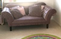 Chesterfield Couch Sofa 2-Sitzer samt mauve rosa Nordrhein-Westfalen - Ennigerloh Vorschau