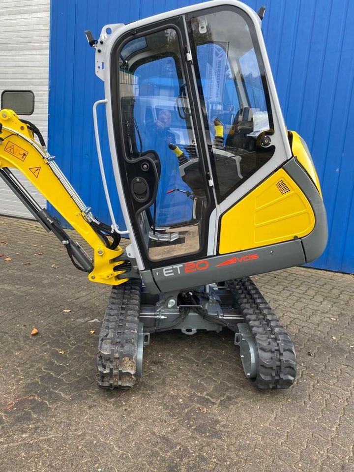 Miete - Minibagger Wacker Neuson ET20 VDS, MS01, 2000kg in Harsefeld