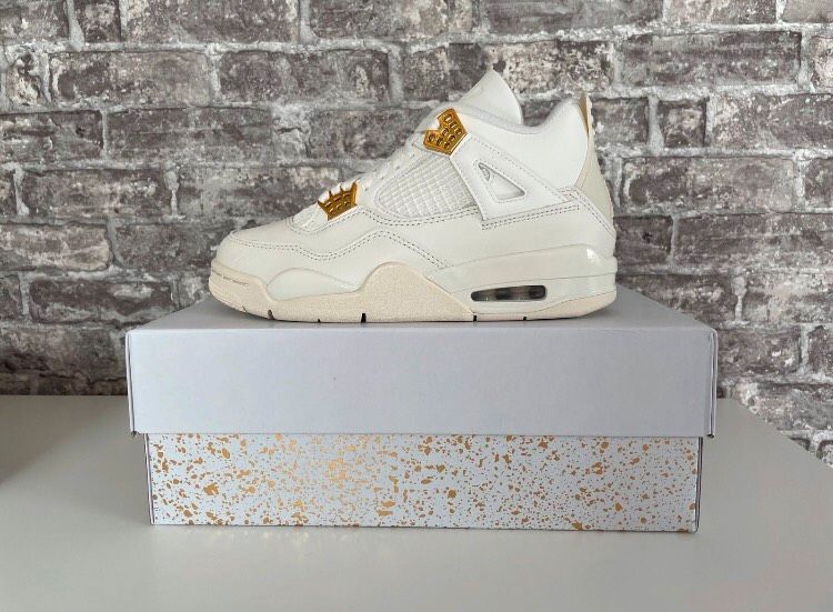 Air Jordan 4 Metallic Gold 38 (limitiert)|Brandneu+Rechnung✅ in Flensburg