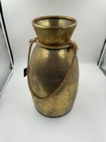 Vase Gold mit Strick / 40cm groß für 45,-€ Sachsen-Anhalt - Zeitz Vorschau