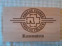 Rammstein , holzschneidbrett , 100 % handmade Sachsen - Sehmatal-Cranzahl Vorschau