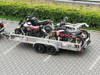 Motorradanhänger 2000kg für 1-4 Motorräder mieten Nordrhein-Westfalen - Schloß Holte-Stukenbrock Vorschau