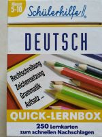 Deutsch, Quick Lernbox, mit Lernkarten, 5 bis 10 Klasse Nordrhein-Westfalen - Hüllhorst Vorschau
