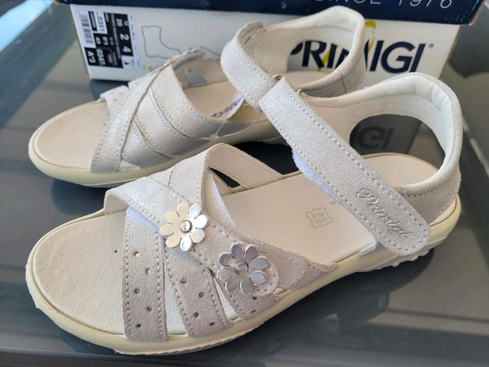 NEU Sandalen Primigi 35 Silber Blumen in Tamm