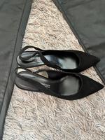 K&S Kennel& Schmenger Slingbacks schwarz Leder Gr. 39 NEU Pumps Düsseldorf - Garath Vorschau