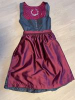 Dirndl gr. 40 dunkel grau mit einer dunkel roten Schürze Bayern - Raubling Vorschau