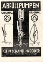 Klein, Schanzlin & Becker Werbung - Reklame Vintage-Deko 1937 Baden-Württemberg - Steinen Vorschau