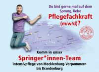 Pflegefachkraft als Springer*in (m/w/d)| Intensivpflege in Prenzlau und Umgebung gesucht! Mecklenburg-Vorpommern - Neubrandenburg Vorschau